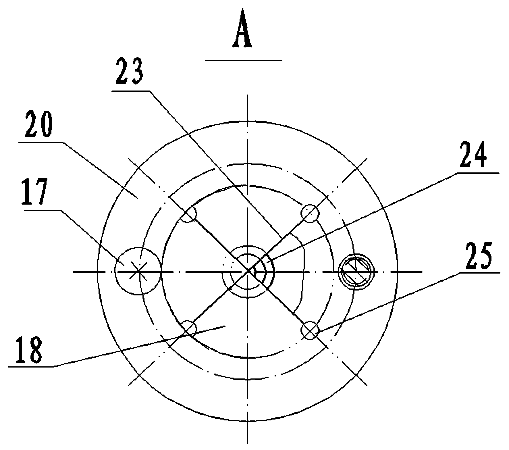 Anti-blocking grouting nozzle