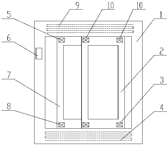 Multifunctional sliding window