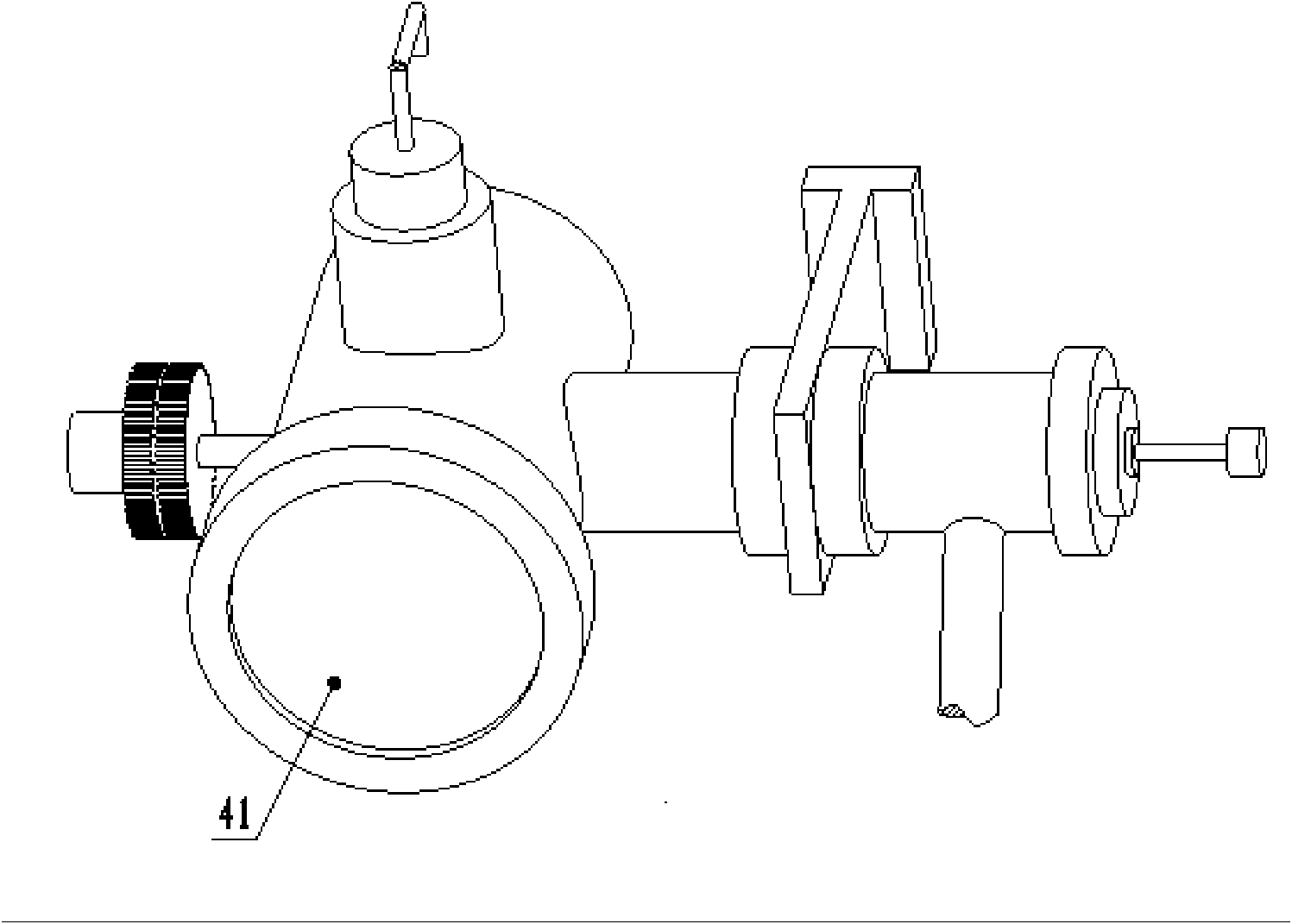 Sample feeding apparatus for ultra-high vacuum test