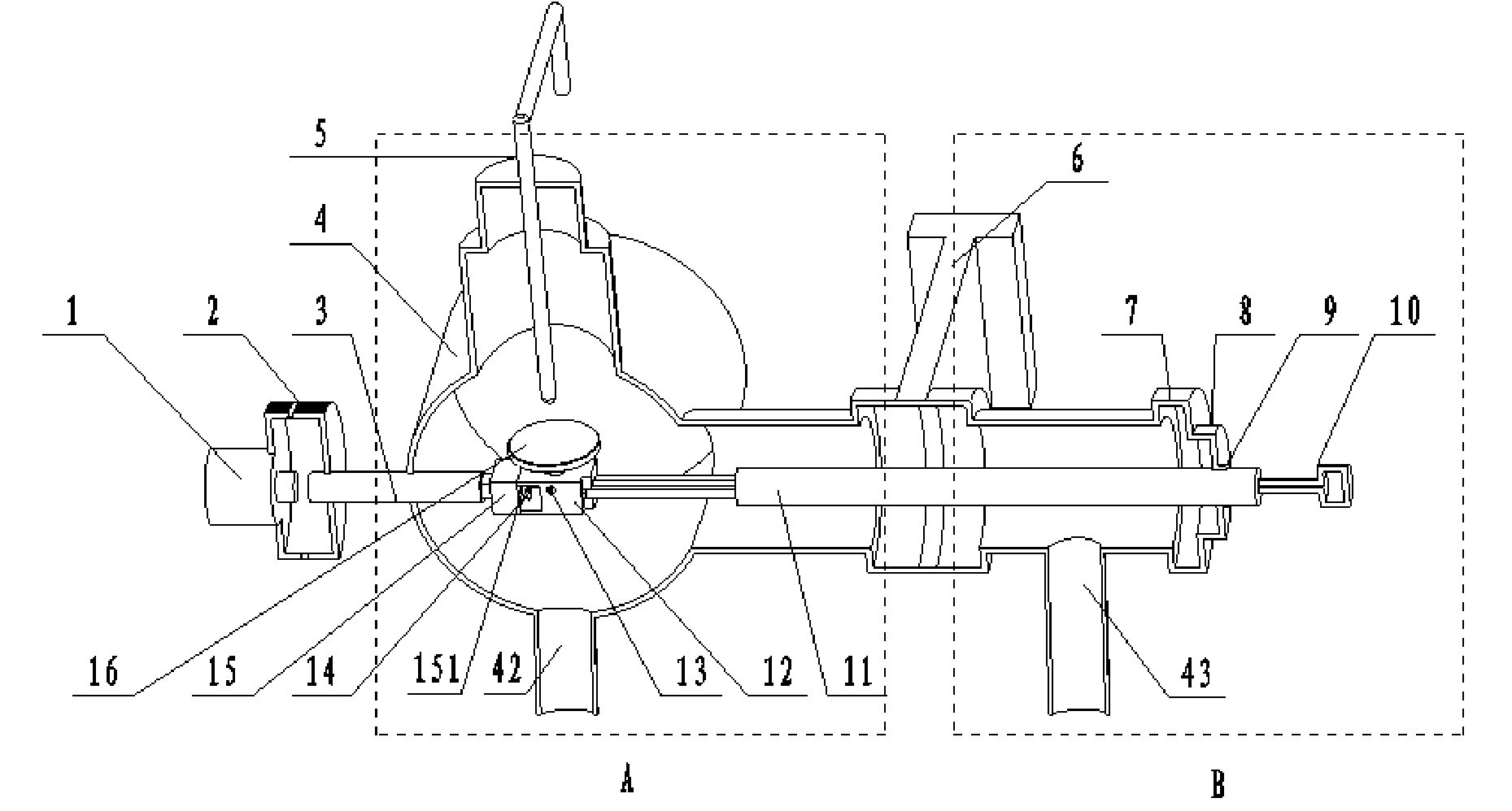 Sample feeding apparatus for ultra-high vacuum test