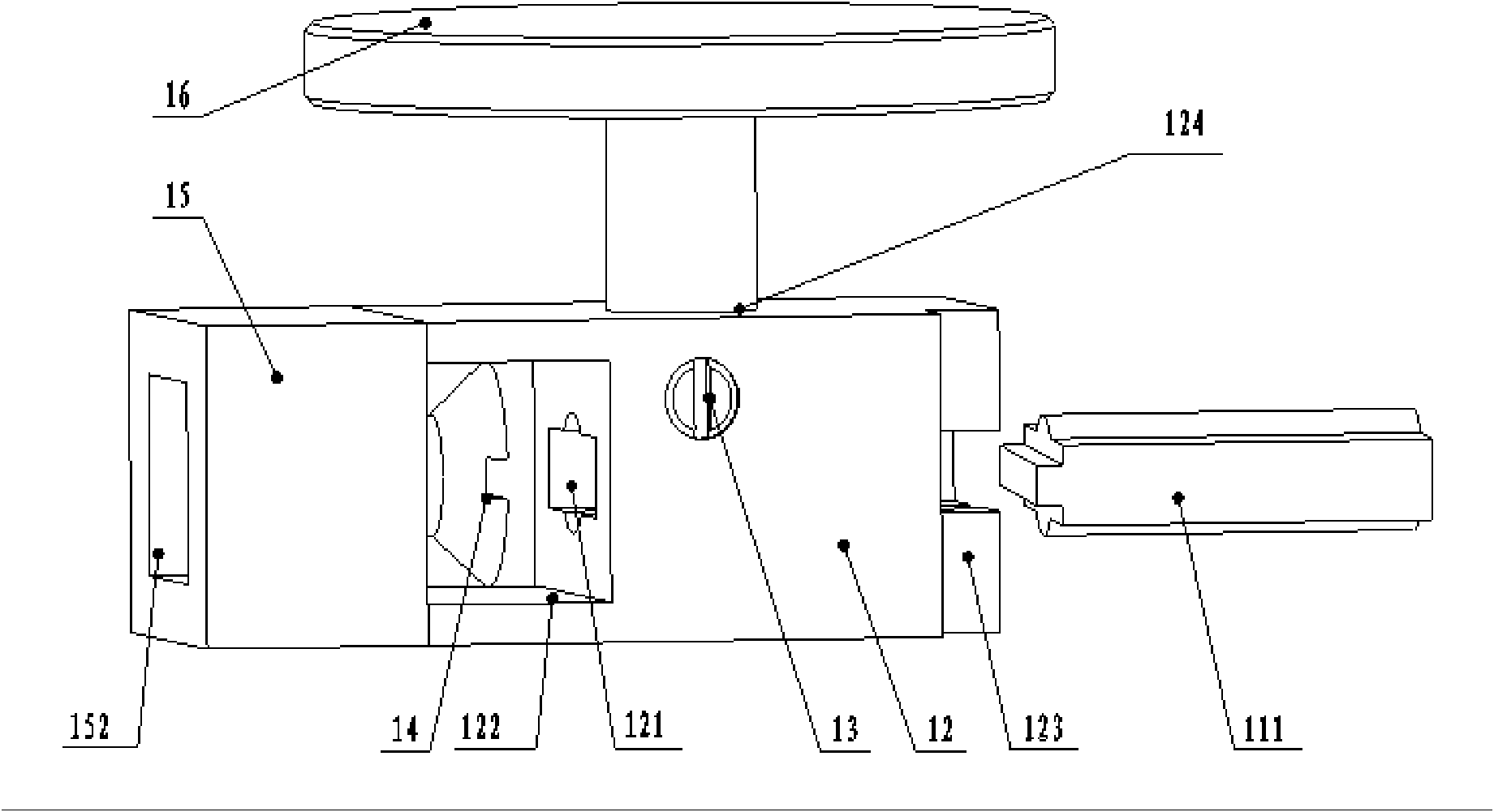 Sample feeding apparatus for ultra-high vacuum test