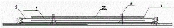 Belt-type infrared radiation drying system as well as mounting method and drying method thereof