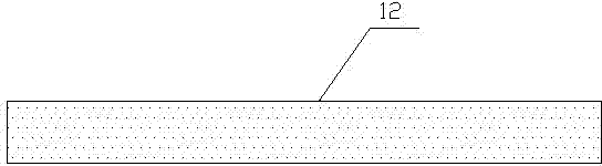 First packaged and then etched packaging structure with single chip normally installed and base islands buried and preparation method of structure