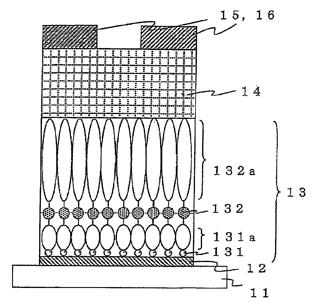 Organic transistor and method for producing the same