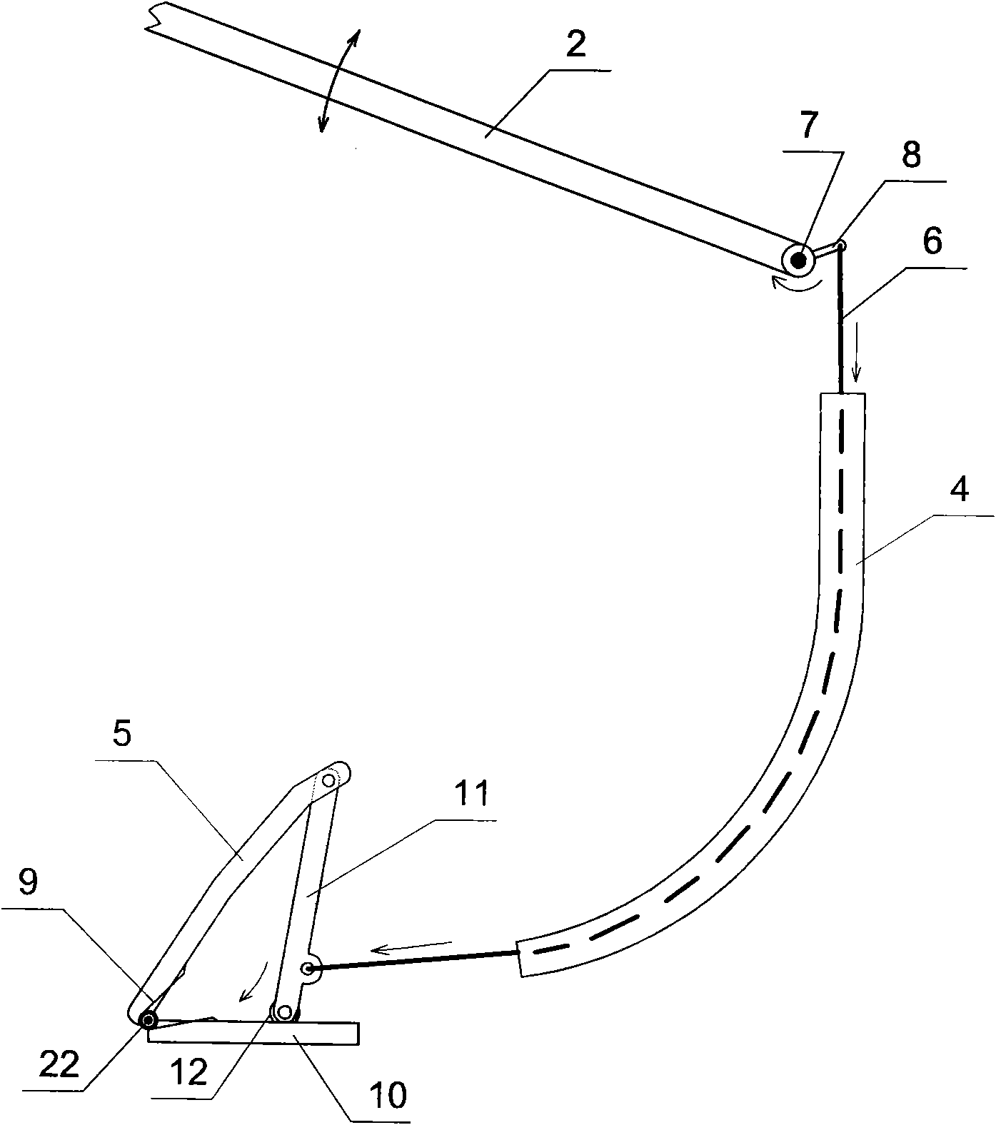 Pedal self-cover overturning toilet bowl