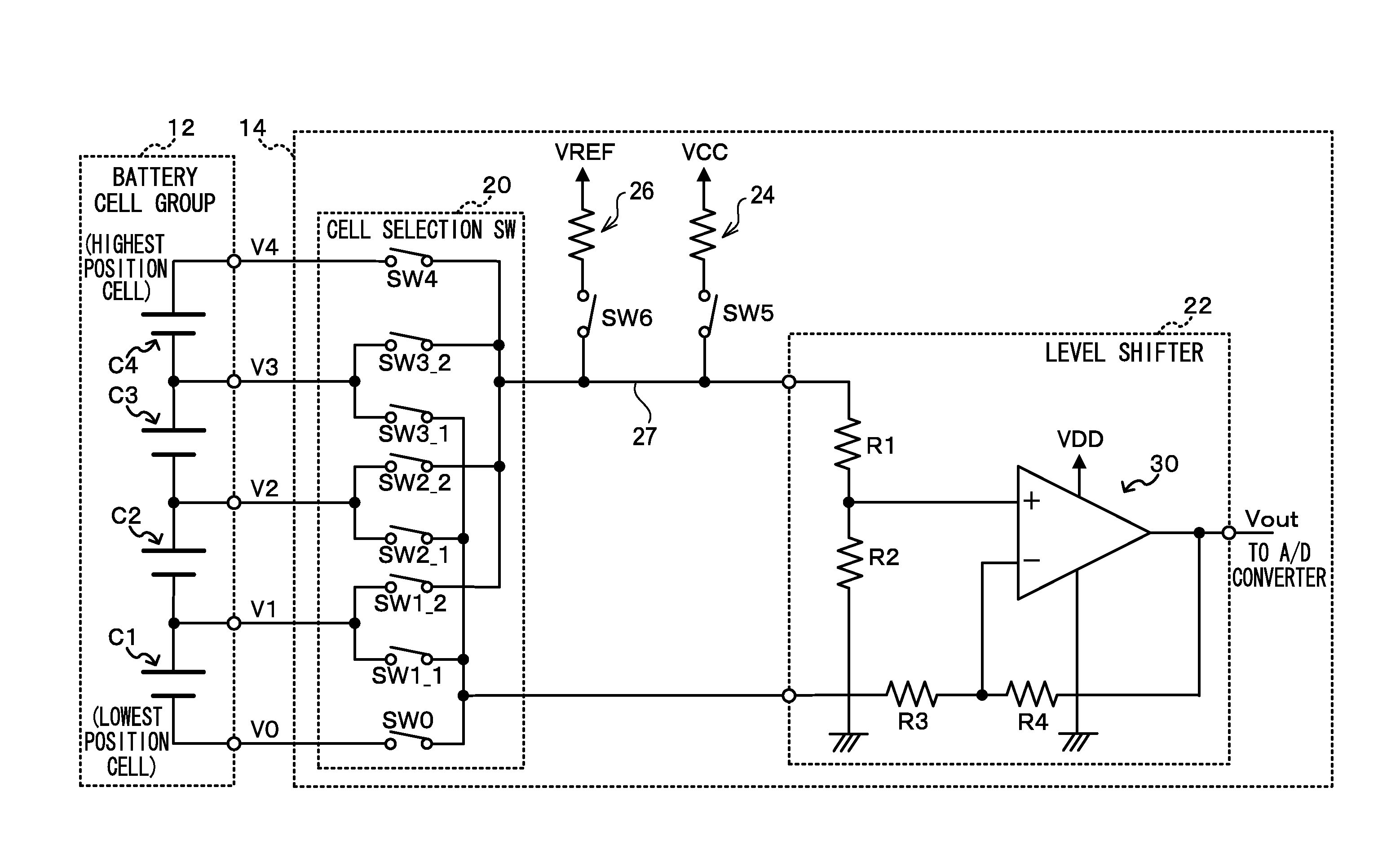 Semiconductor circuit, semiconductor device, method of diagnosing abnormality of wire, and computer readable storage medium