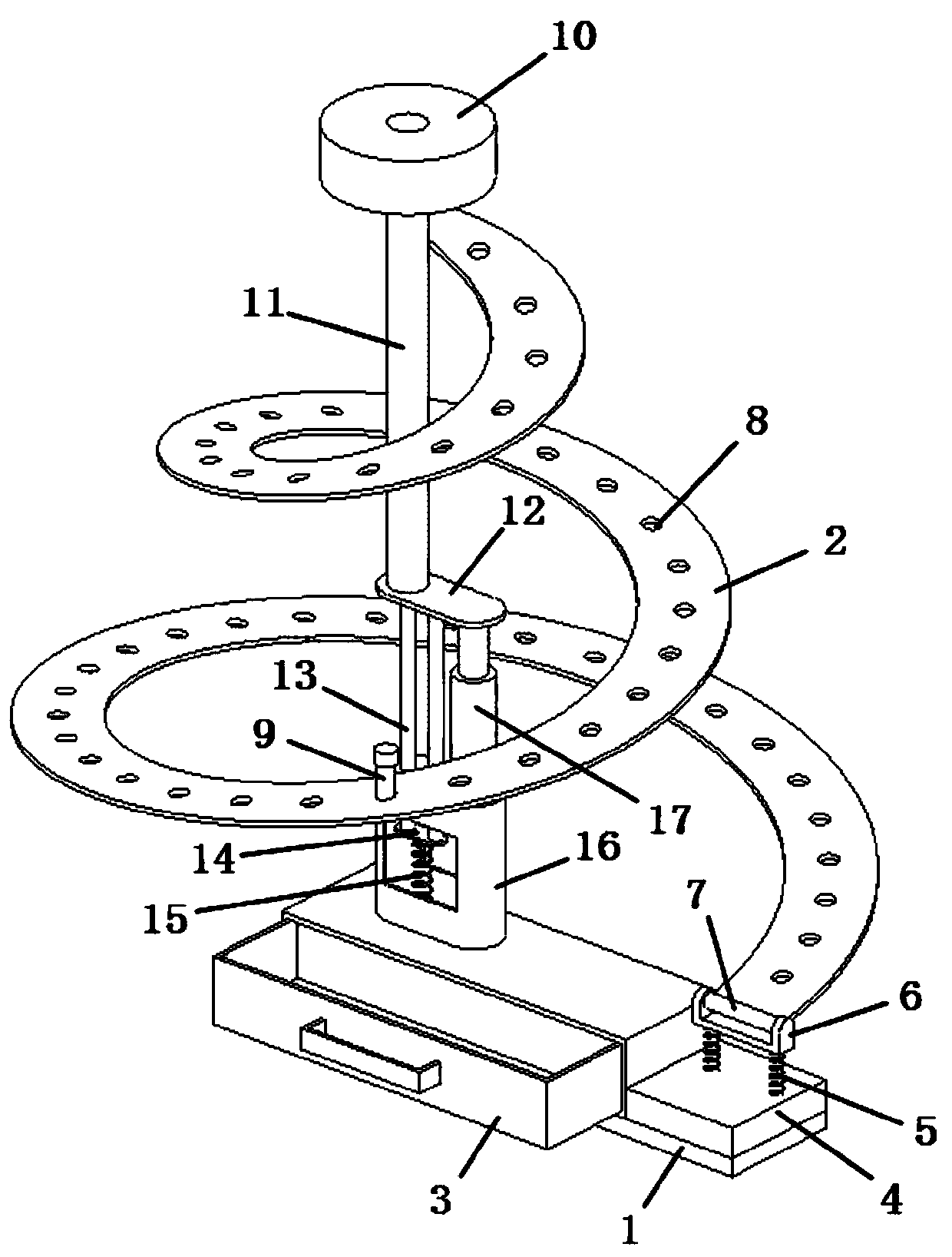 Anti-coagulation fixing disc for blood collection vessel in laboratory medicine