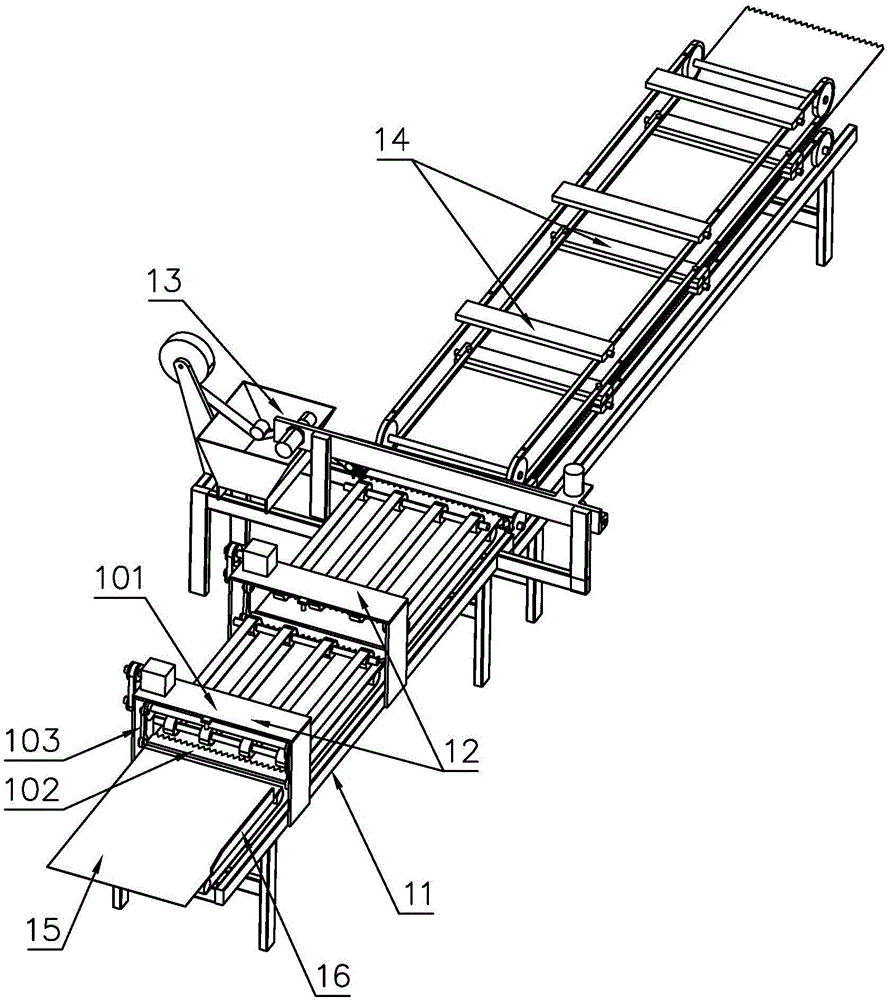 Fast tooth joint vertical veneer continuous splicing machine and splicing process thereof