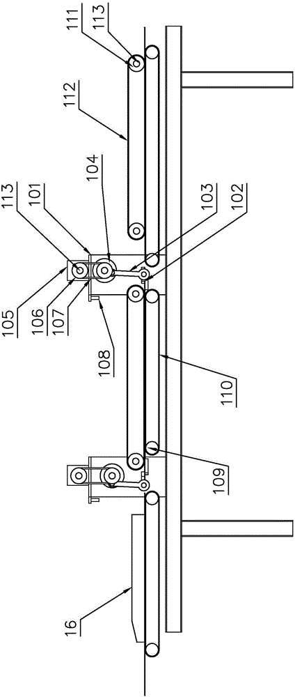 Fast tooth joint vertical veneer continuous splicing machine and splicing process thereof