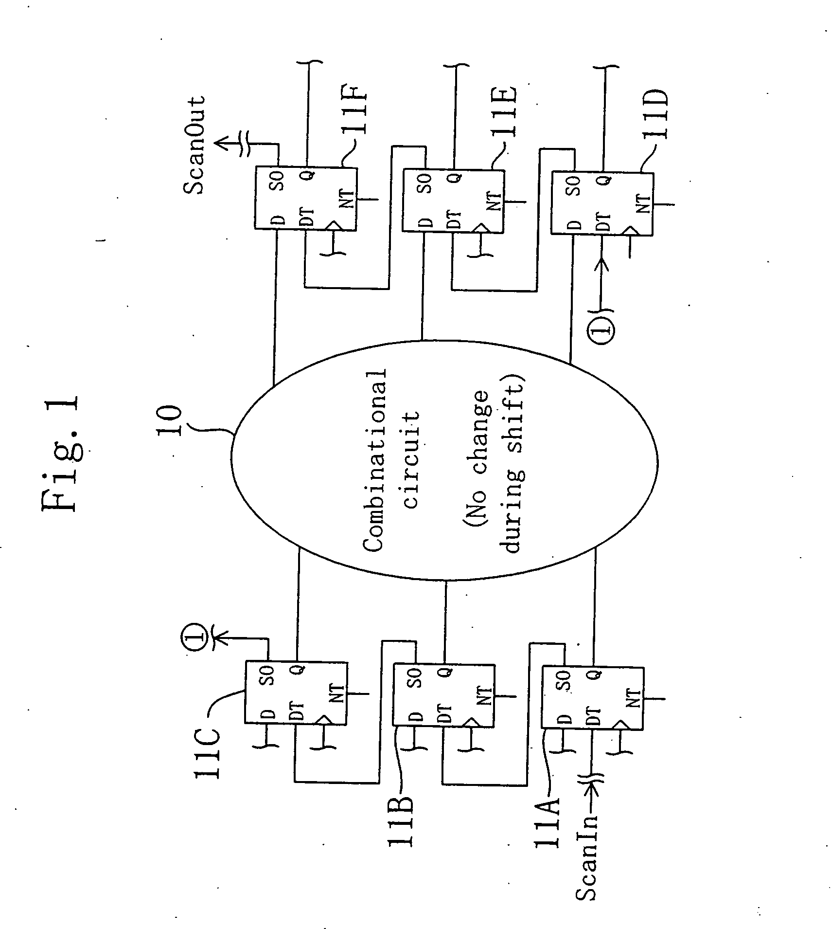 Semiconductor integrated circuit device, method of testing the same, database for design of the same and method of designing the same