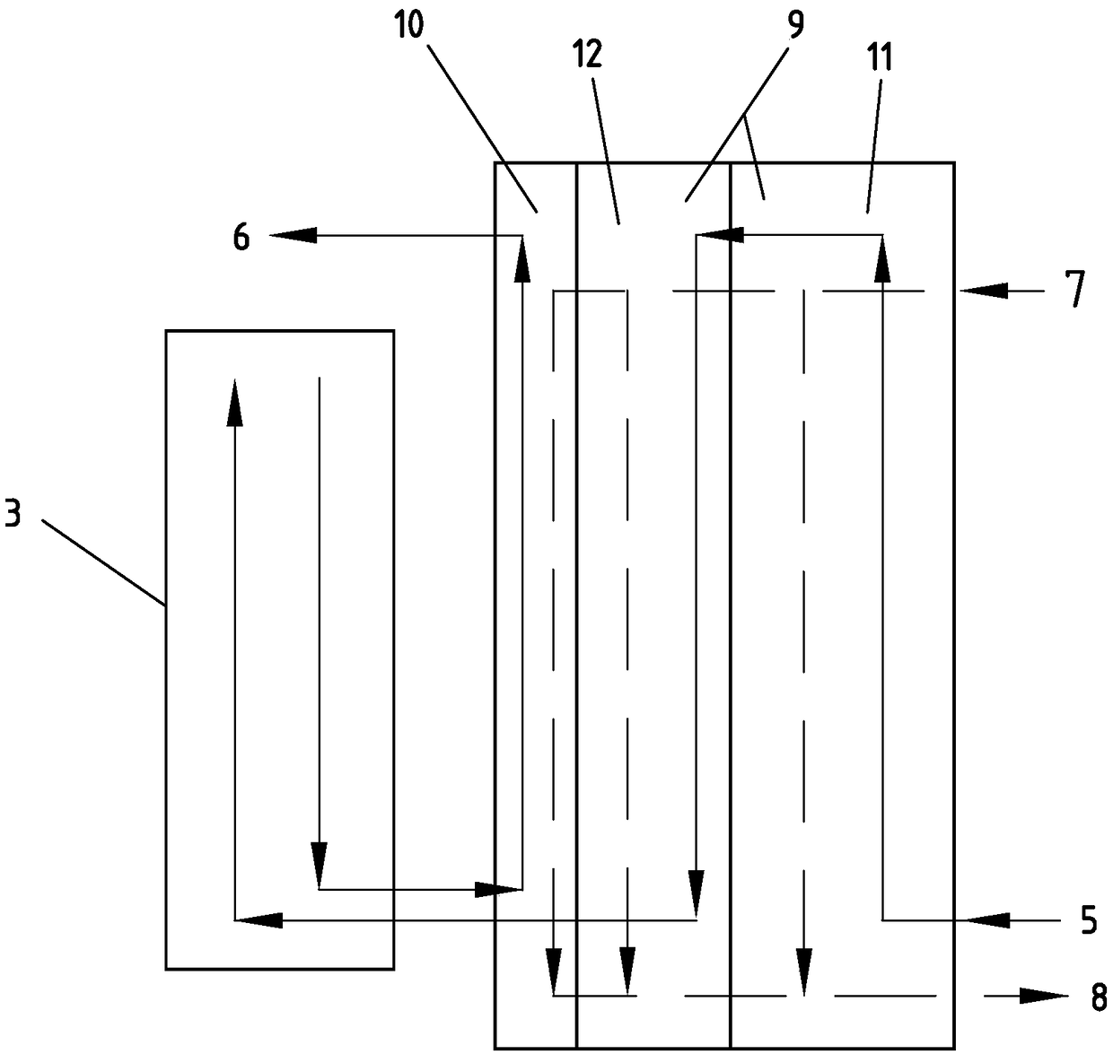 Laminated condenser