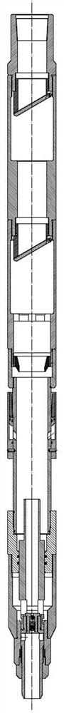 Single-trip flushing and two-way filling sand control pipe column