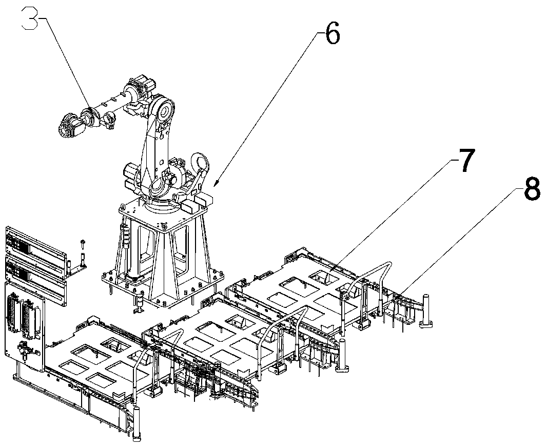 Fuzzy grabbing method and device based on machine vision