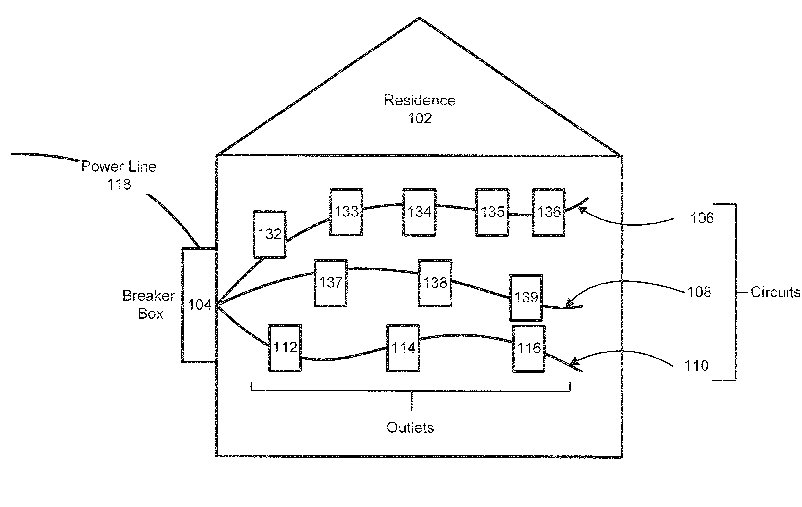 Electrical service monitoring system