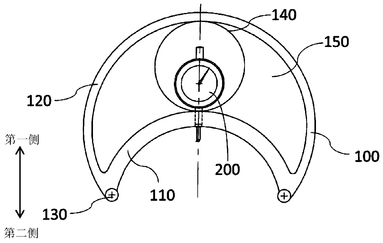 Surface deformation detection device and mechanism