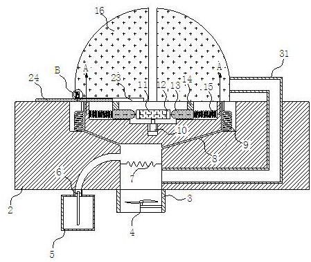 A kind of cap pressing and shaping device