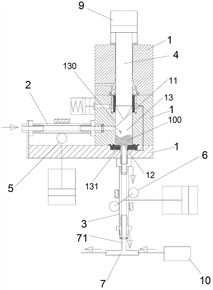 Powder conveyer device