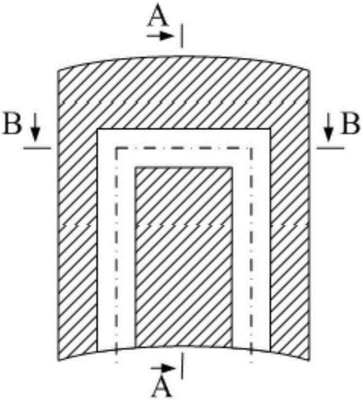 Oil cooling turbine moving blade