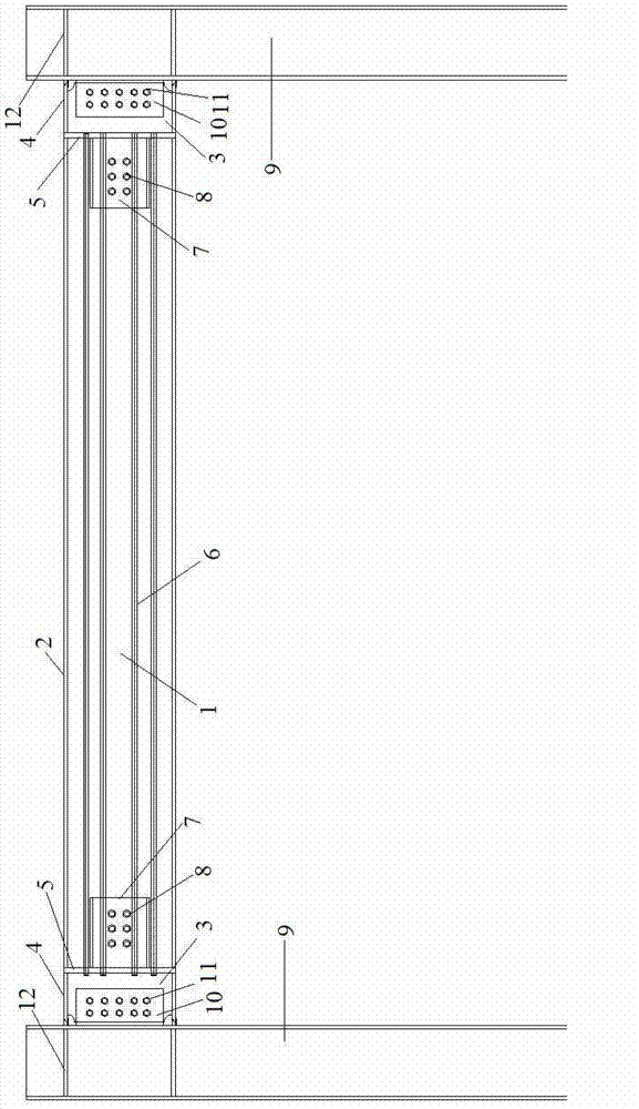 Precast prestressed steel girder with post-seismic restorable function