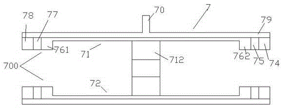 Machining device control system with movable machining head