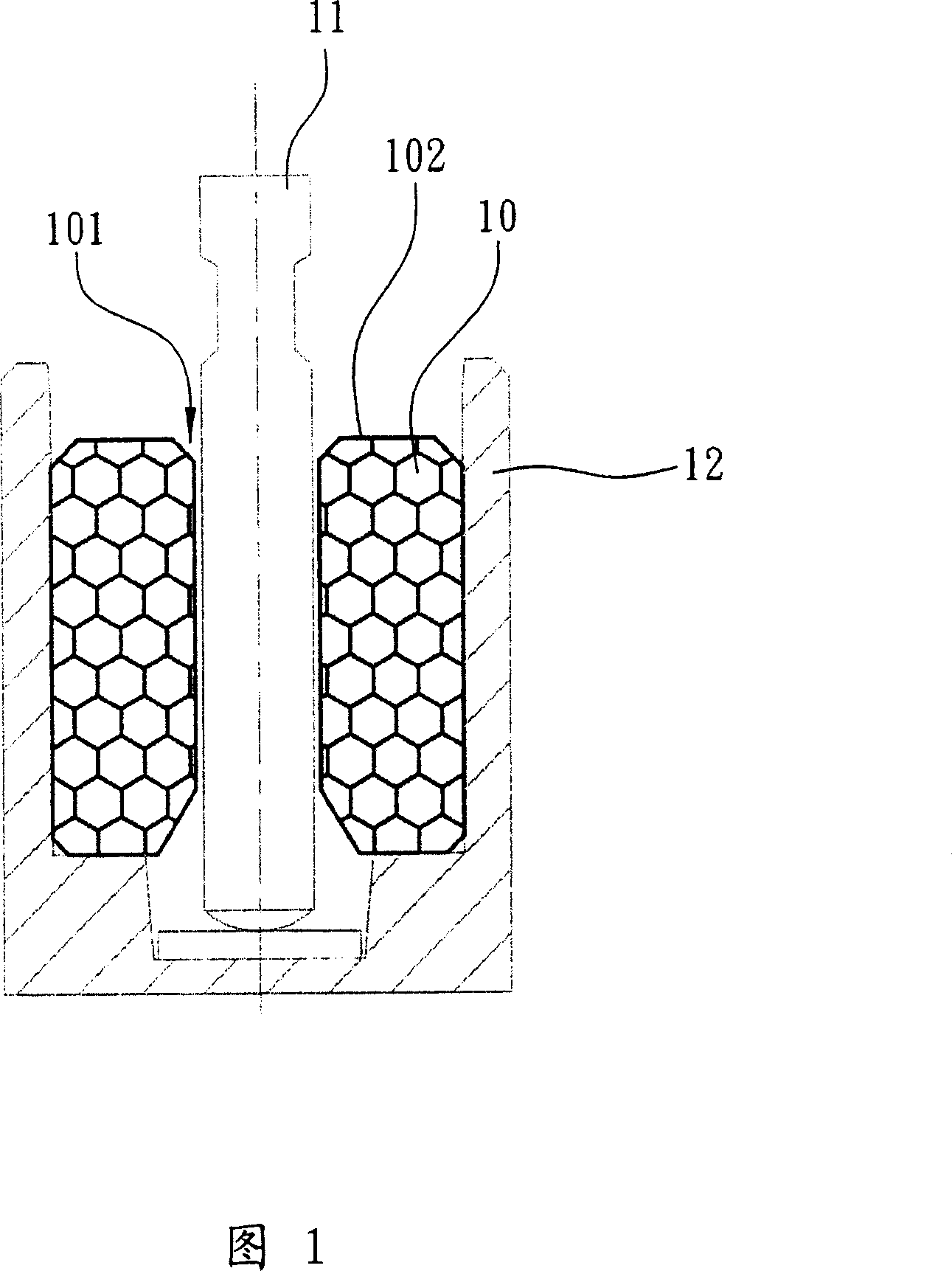 Fan, motor and their bearing structure