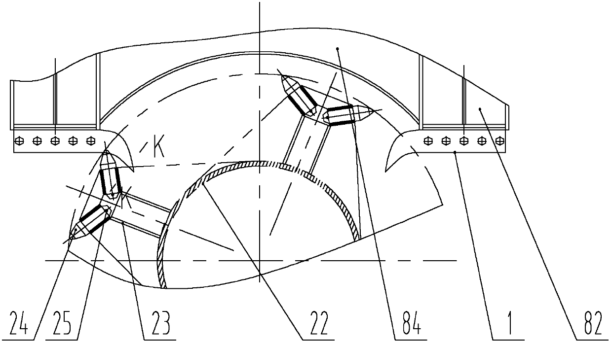 Two-way operation grate-cleaning crusher