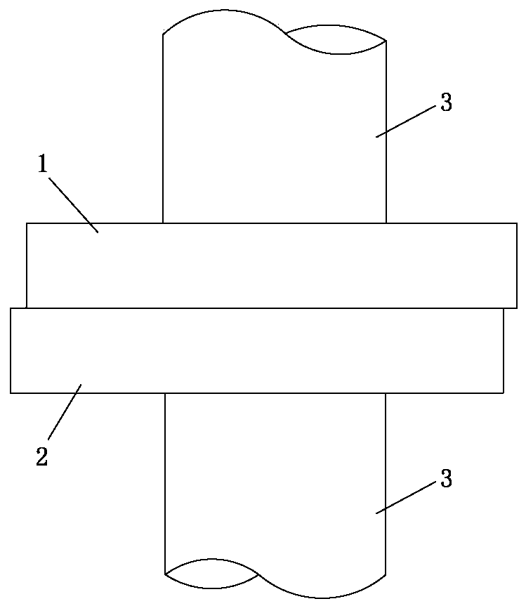 A resistance welding method for amorphous alloy