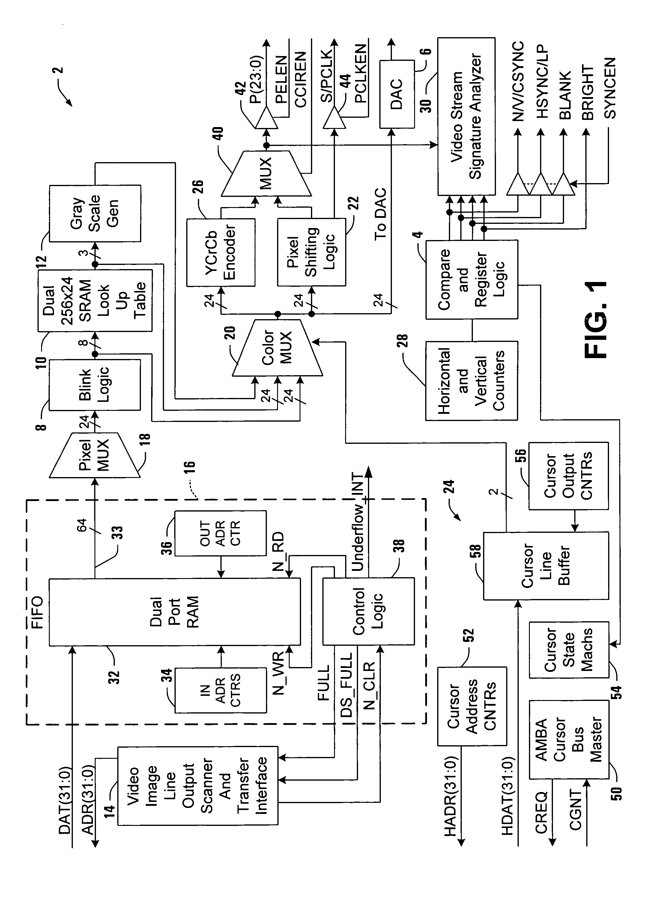 Raster engine with programmable matrix controlled grayscale dithering