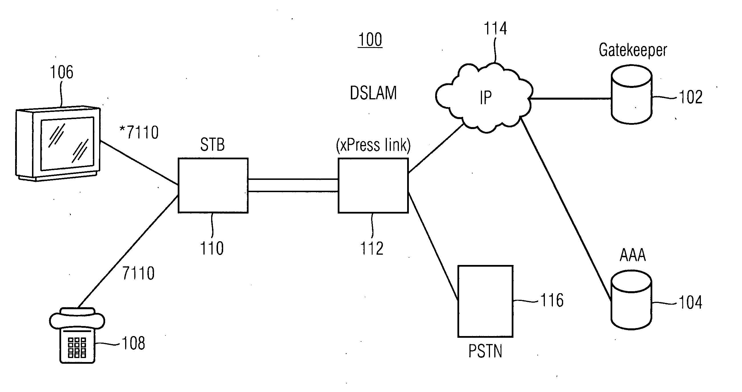 Teletext for video telephony system method & apparatus