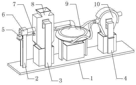 An environmental protection regeneration mechanism sand deduster