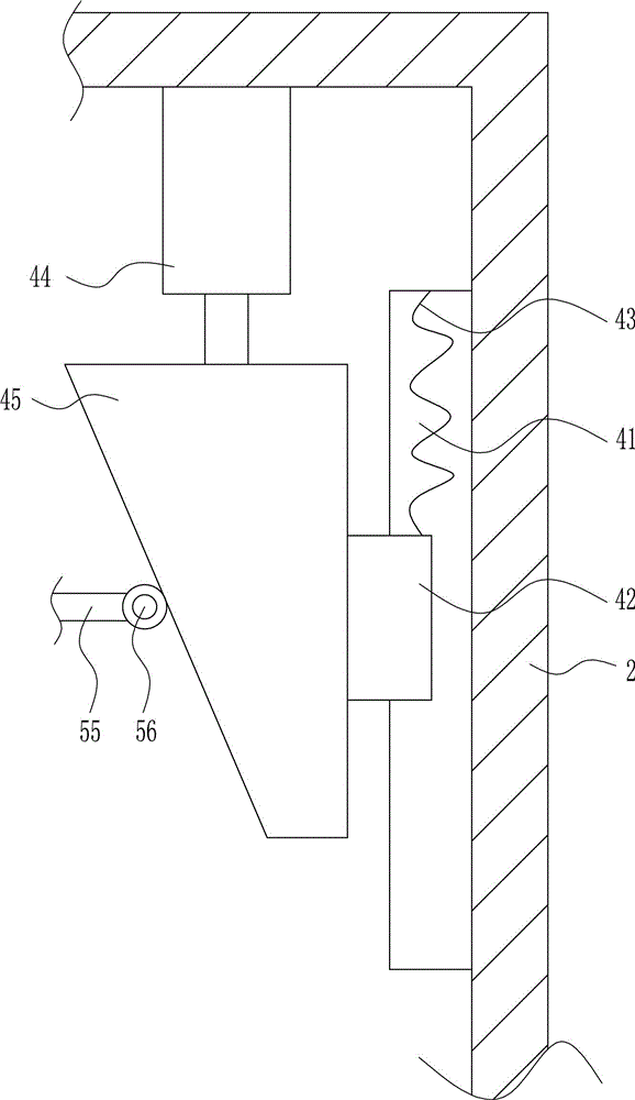 Pebble screening device for urban park road pavement