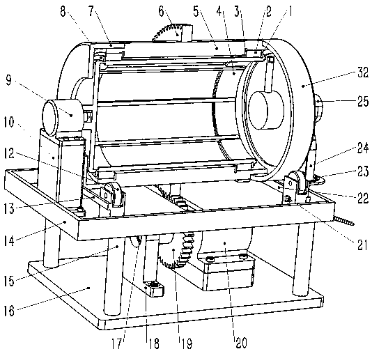 Dropping device for grinding and polishing