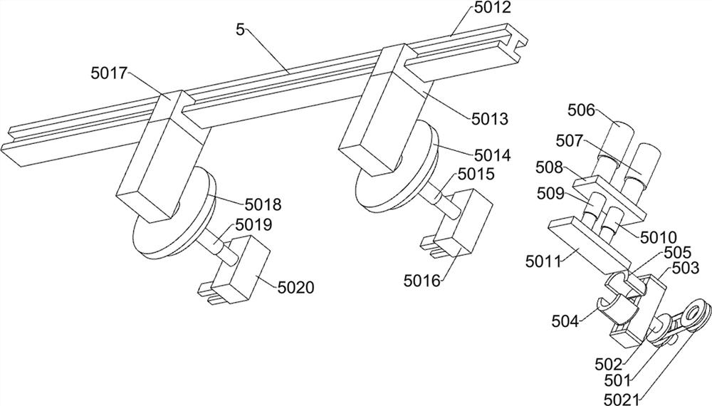 Needle tubing type silicone grease processing device capable of separating labels