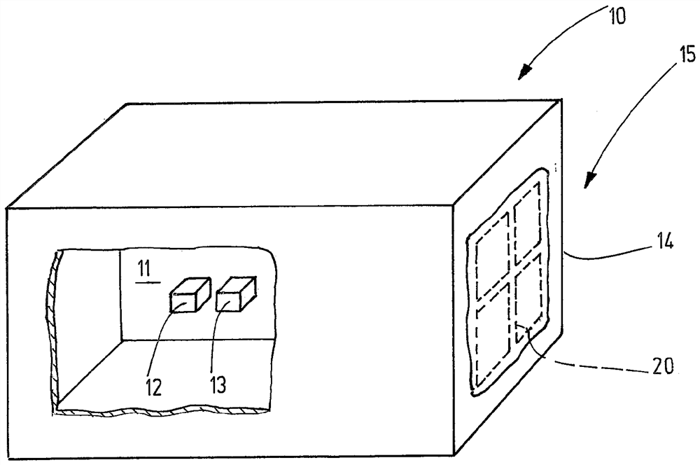 Pressure relief device and housing comprising same