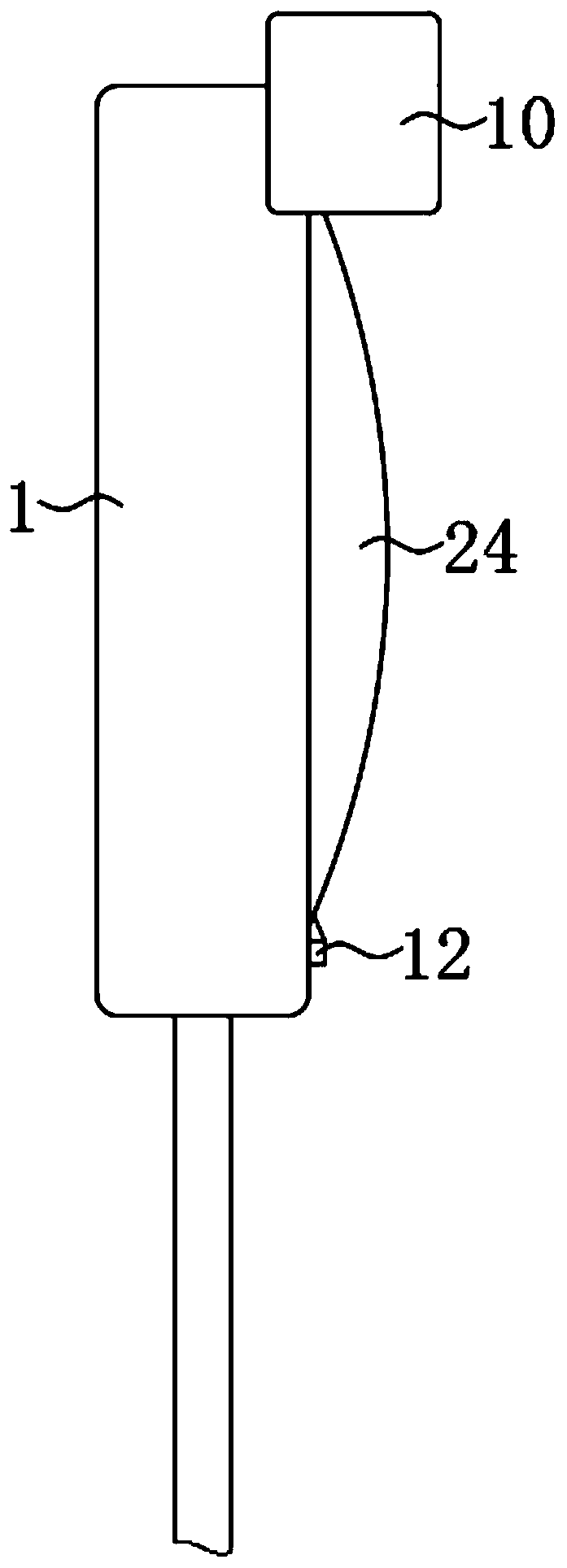 Self-dedusting road reflector based on sound wave vibration