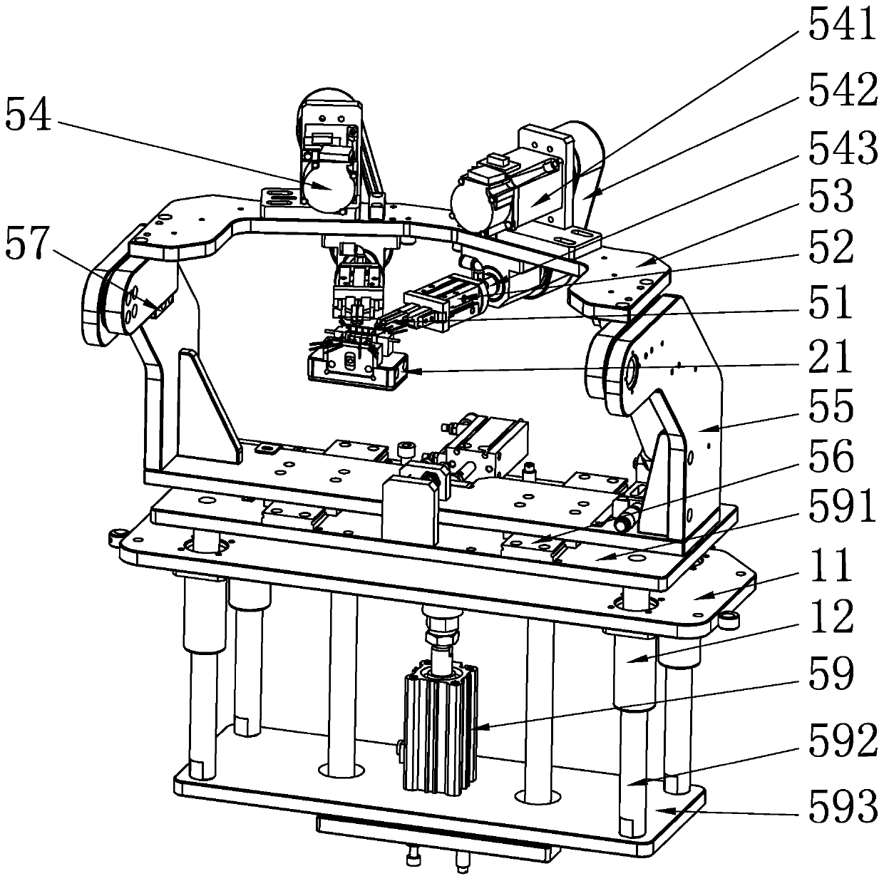 Inductor wire twisting mechanism and device