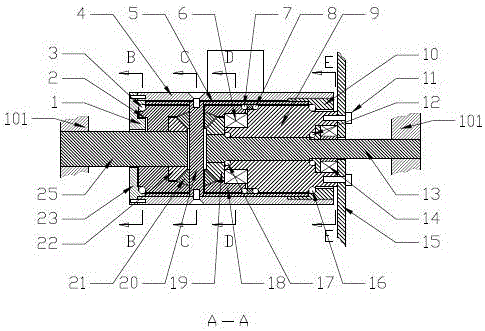 Up-down reciprocating pedaling type bicycle