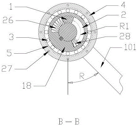 Up-down reciprocating pedaling type bicycle