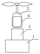 A magnetic levitation electric fan