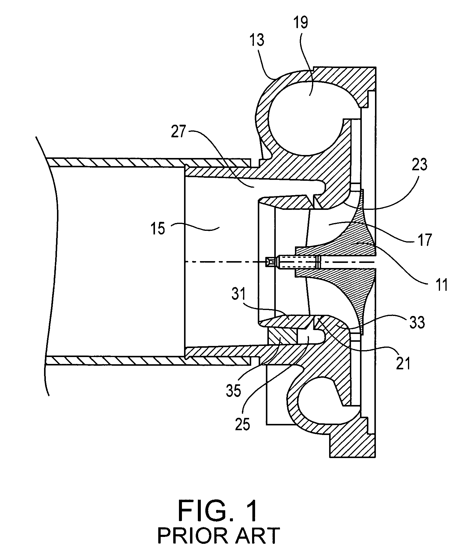 Inclined rib ported shroud compressor housing