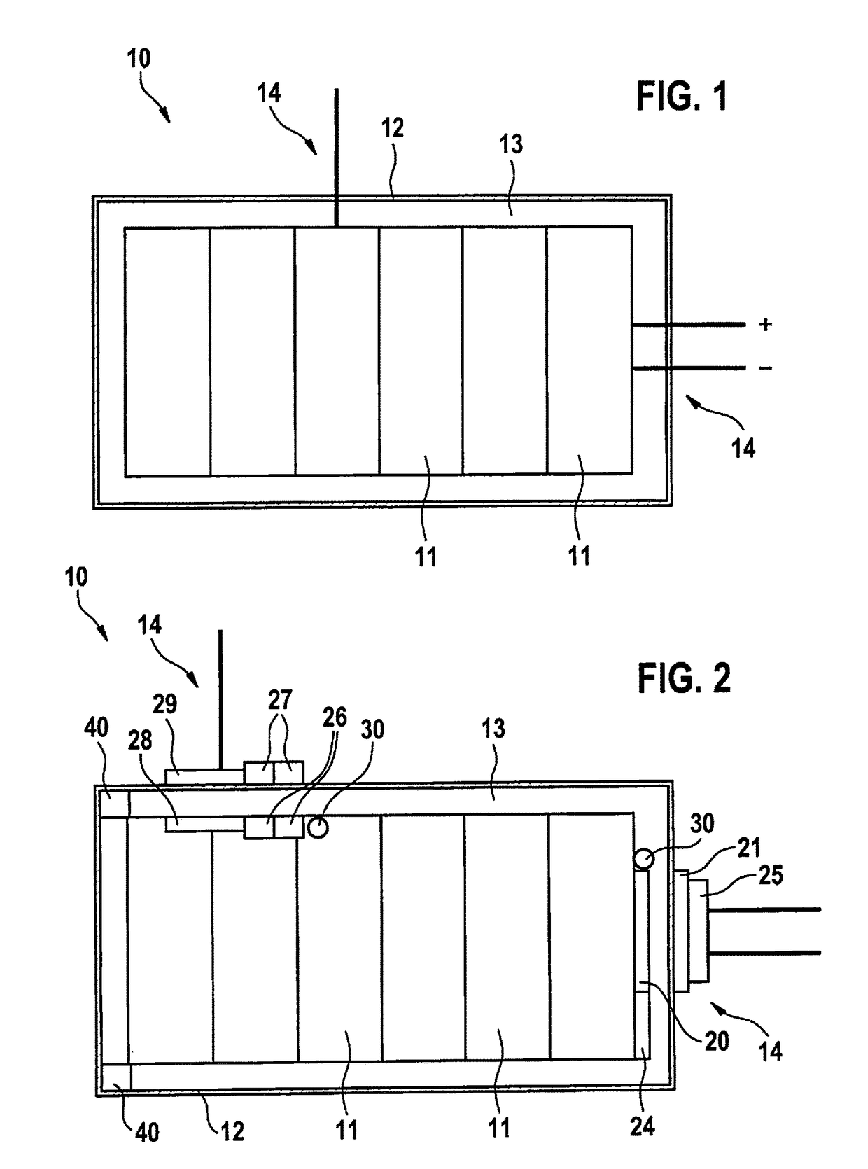 Battery with thermal insulation