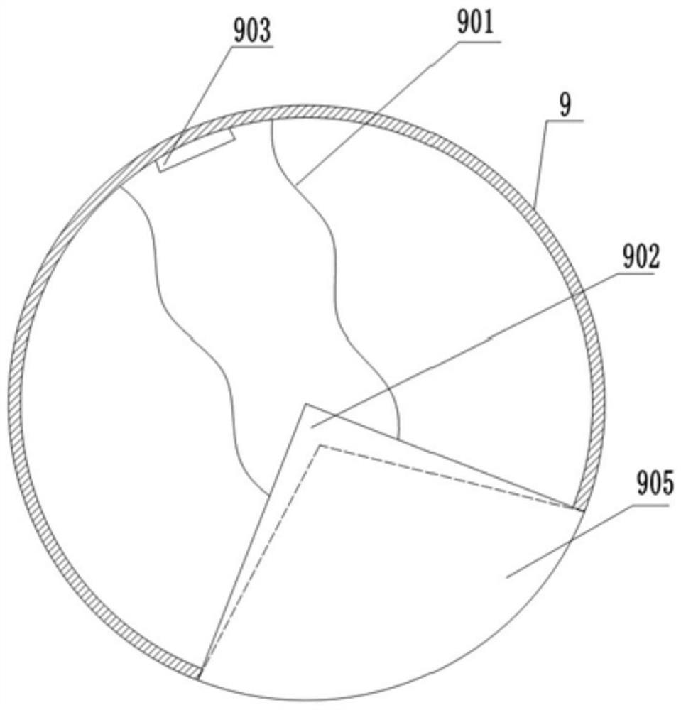 Grinding device for silica gel production