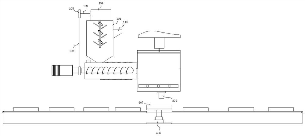 A foam aluminum foaming system and method with smooth feeding