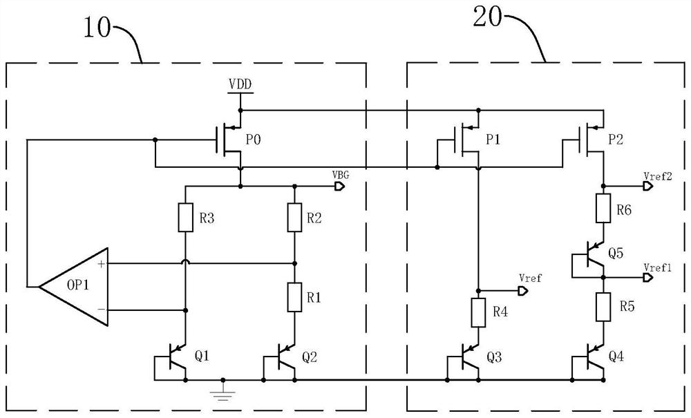 Reference voltage and voltage doubling circuit