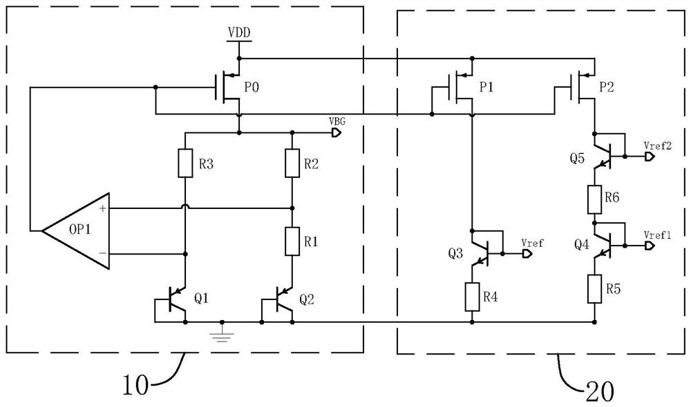 Reference voltage and voltage doubling circuit