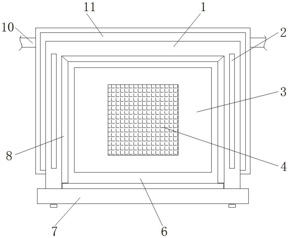 A high-strength and low-elongation printing screen and its production process