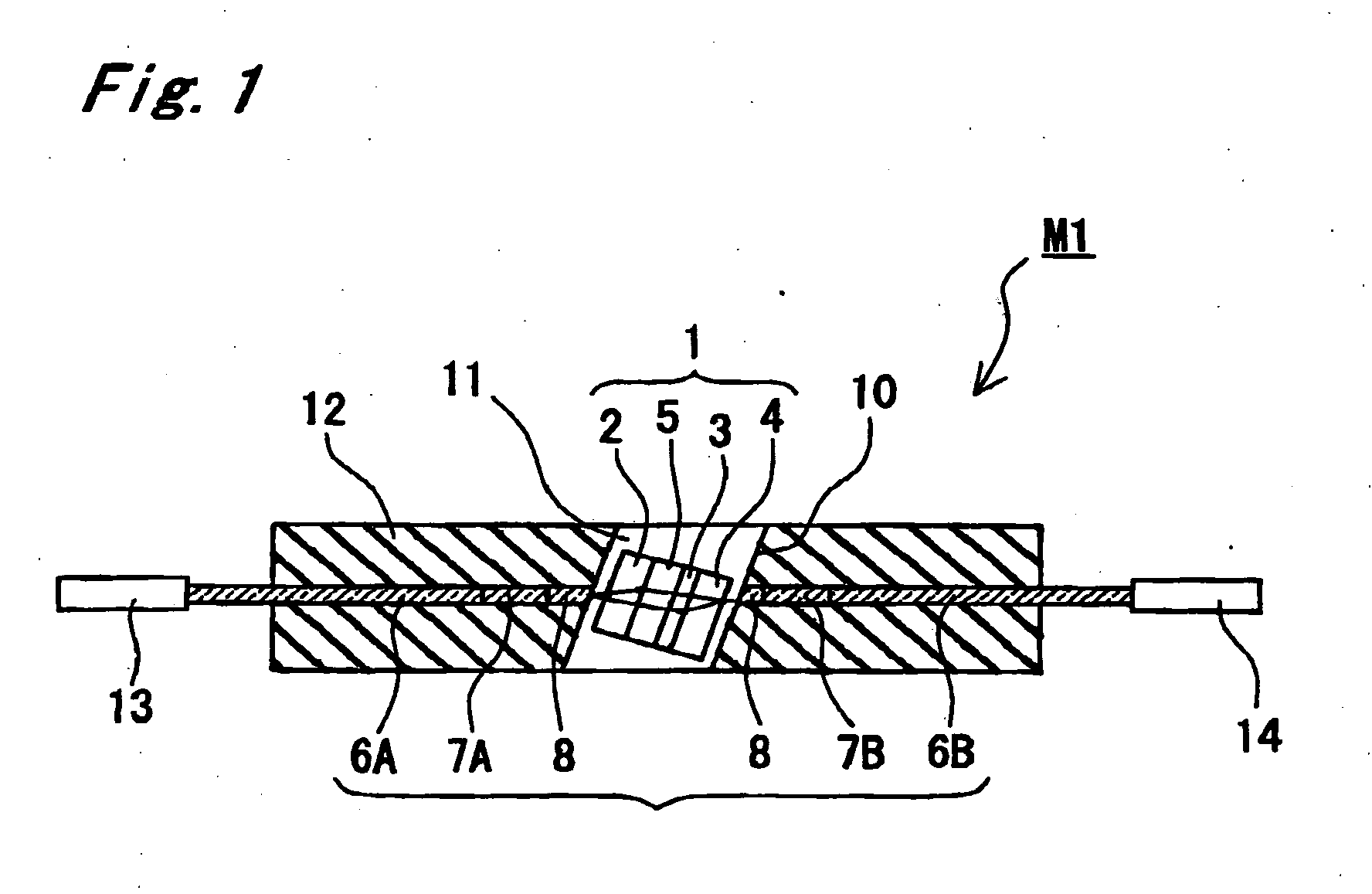 Optical isolator with tilted optical isolator element