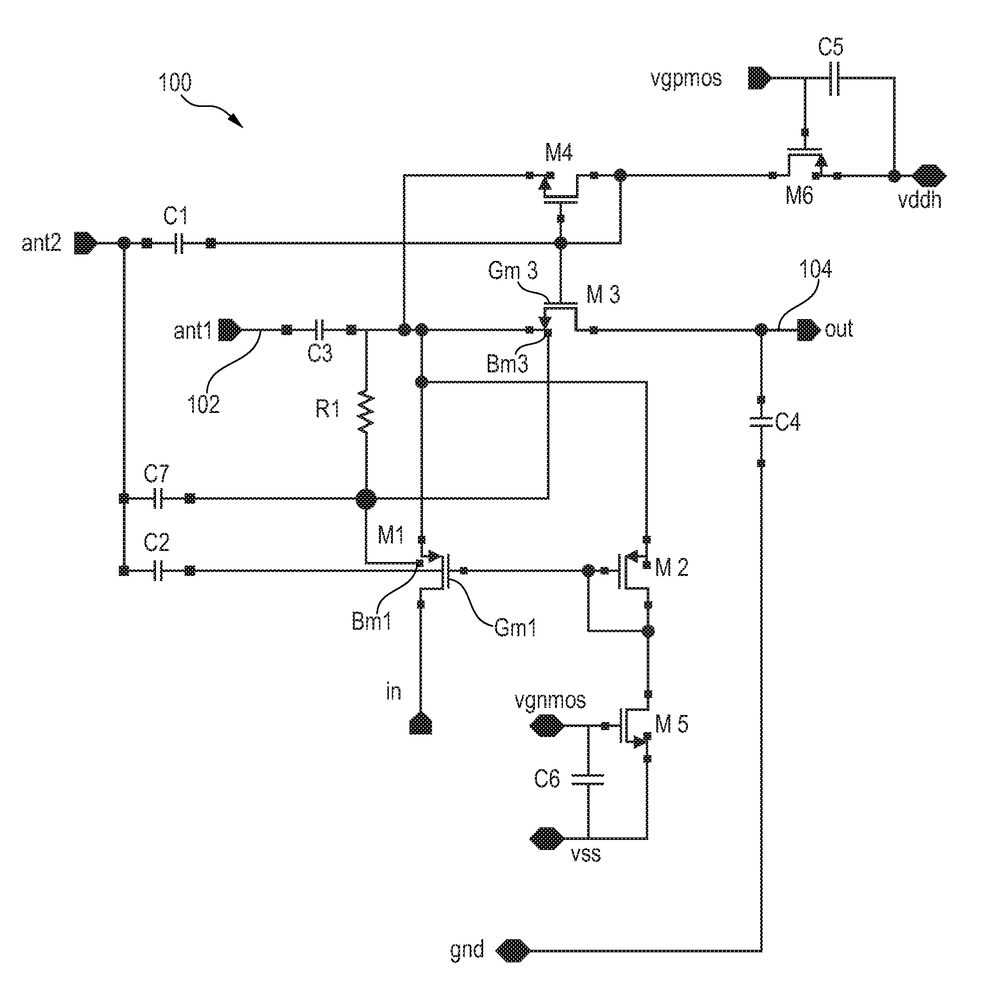 Rectifier and high efficiency charge pump for RFID