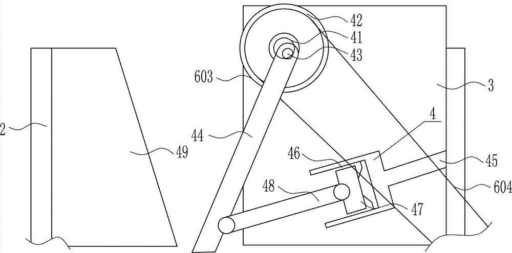 Broken stone crushing and sorting device for road construction