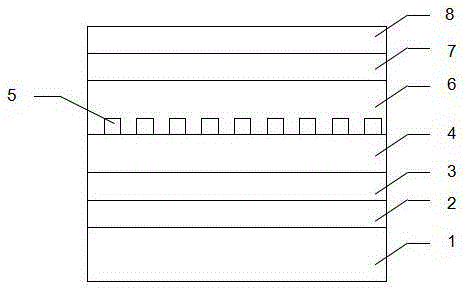 Metal mesh nested heterojunction organic solar cell and preparation method thereof